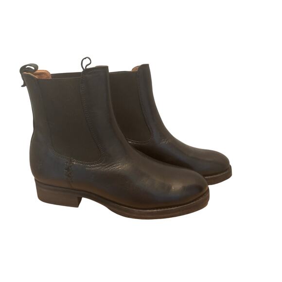 Frye Melissa Double Sole Black Chelsea Boot Size 9 New - Picture 5 of 10